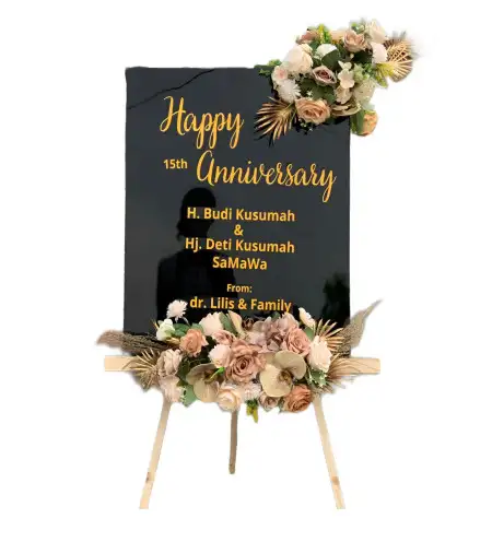 Papan Bunga Akrilik Oksop